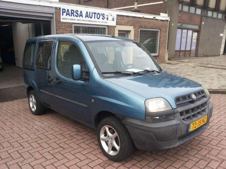 Fiat Doblo 1.2 2002 Blauw 5 Persoons 138330 Km N.a.p 