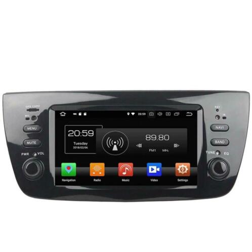 Fiat Doblo Android 10 Navigatie DAB Radio CarPlay Bluetooth