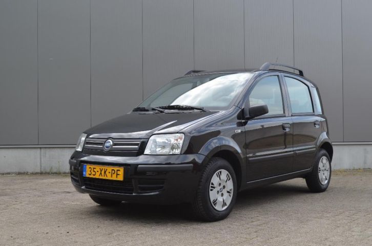 Fiat Panda 1.2 Euro3 2007 Zwart airco stuurbekrachtiging APK