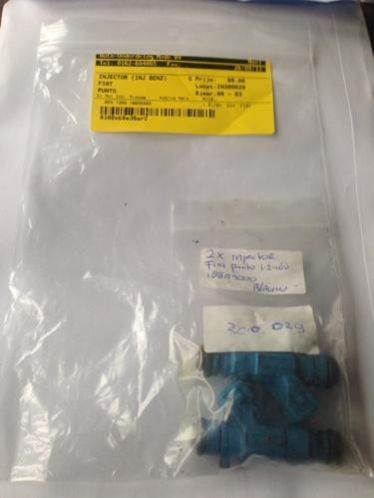 Fiat punto injectoren 1,2 16v blauw bj 99tm03