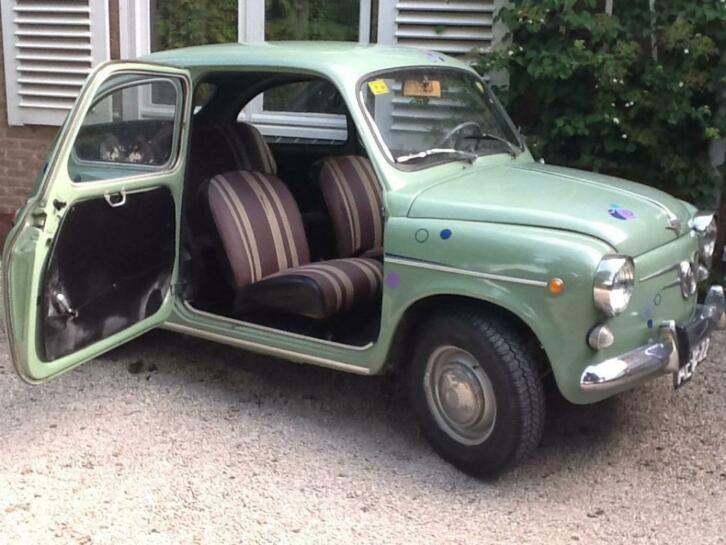 Fiat (Seat) 600-D 1968 Groen
