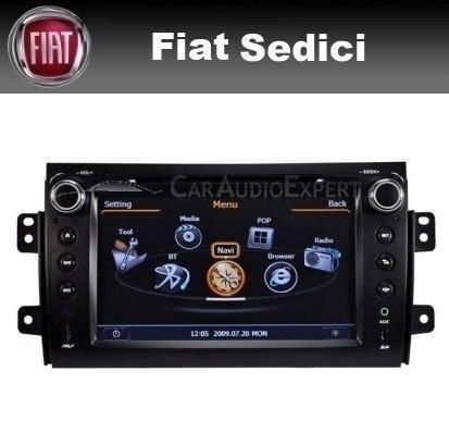 Fiat Sedici autoradio navigatie GPS DVD bluetooth usb 3G HD
