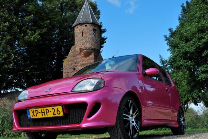 Fiat Seicento 1.1 Sporting Abarth 1999 Roze