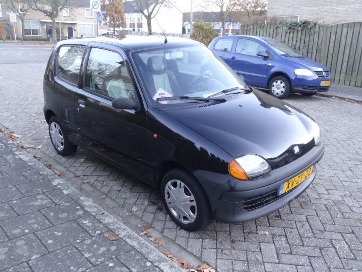 Fiat Seicento NIEUWE KOPPELINGSPLAAT zwart metallic