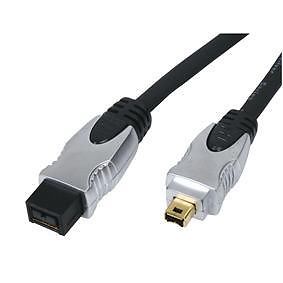 FireWire kabel 4-pins naar 9-pins