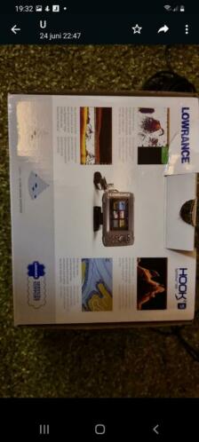 Fishinderdieptemeter LOWRANCE (nieuwprijs dit setje 523)