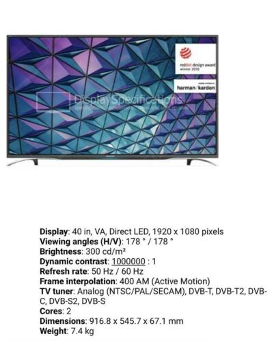 Flatscreen TVs sharp