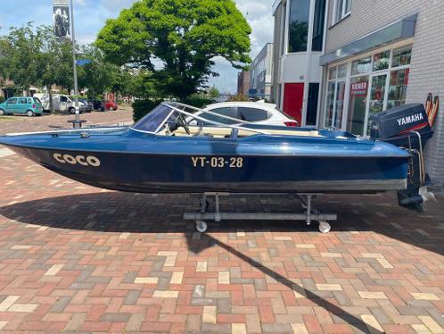 Fletcher speedboot met 75 pk Yamaha
