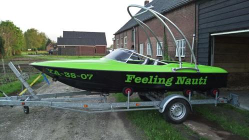 Fletcher speedboot met wakeboard tower en trailer