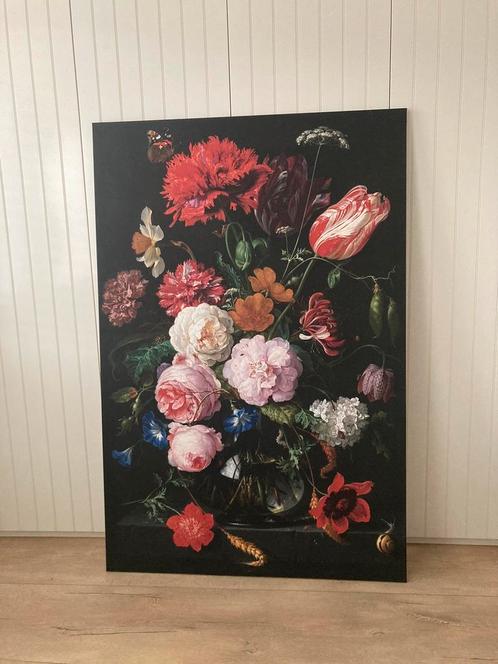 Fleurig canvas schilderij 100x150cm