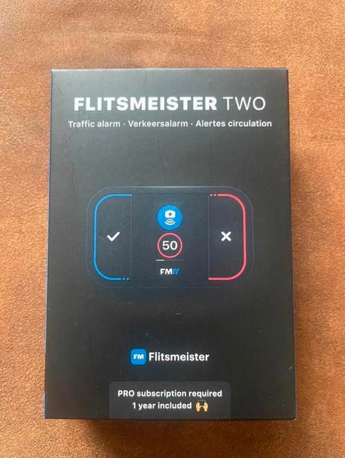 Flitsmeister two nieuw met een jaar subscription voor PRO