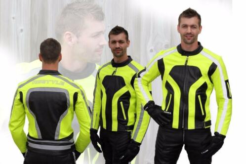 FLUO LEREN REFLECTIE MOTORJASSENgt100 Wind- en Waterdicht