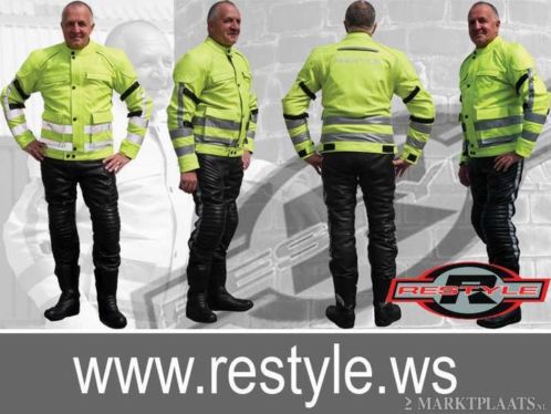 FLUOR LEREN REFLECTIE MOTORJASSENgt100 Wind en Waterdicht