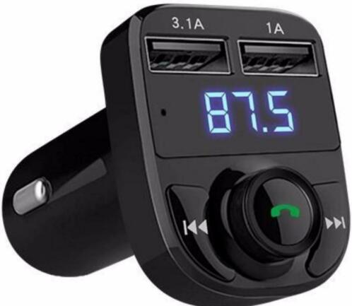 fm transmitter carkit bluetooth 4.1 hybrit Fast charger 3.4A