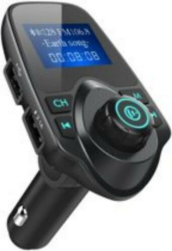 FM Transmitter Carkit - Bluetooth AUX SD- Kaart