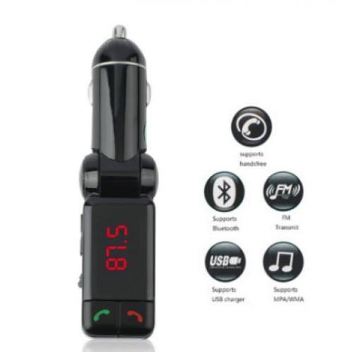 FM Transmitter met Bluetooth Hands Free mp3 playercar-kit