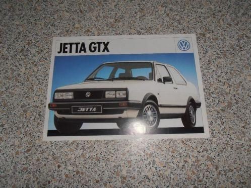 Folder Volkswagen Jetta GTX 1988 