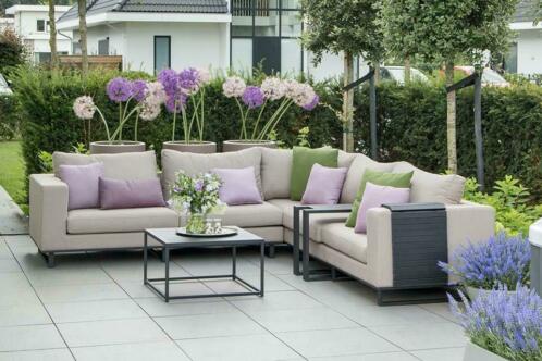 Fonteyn  Loungeset Ego  Taupe (Loungesets, Tuinmeubelen)