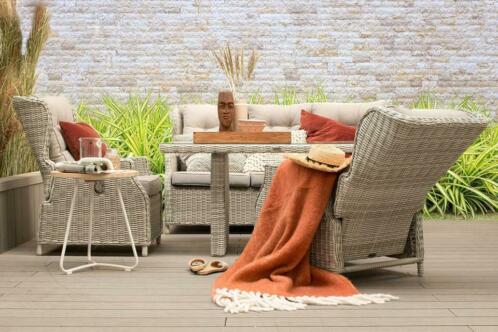 Fonteyn  Marbella Loungeset  White Grey (Loungesets)