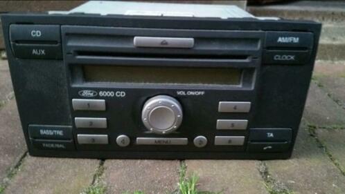 Ford 6000 cd, 2 din. Met code 