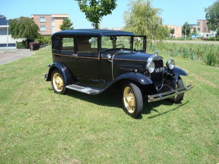 Ford A 1931 Zwart opknapper