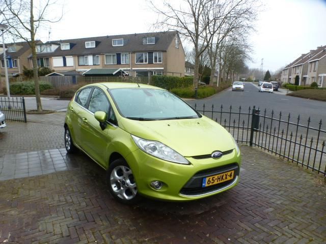 Ford Fiesta 1.6 TI-VCT 88KW 5DR 2009 Groen 125 pk titanium