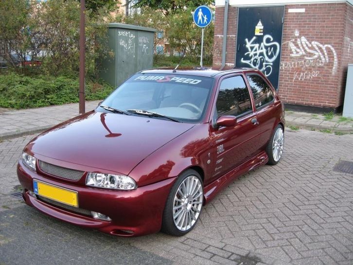 Ford Fiesta mk4 met Ford puma motor 1.7 (140PK)