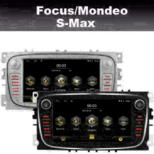 Ford Focus Mondeo Smax Galaxy radio navigatie android 9 dab