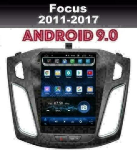 Ford Focus tesla stijl radio navigatie 10,4039039 android 9 dab