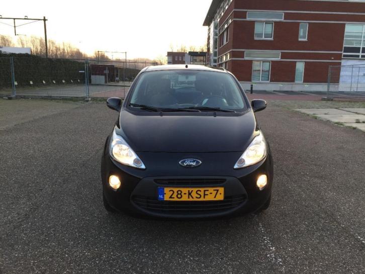 Ford KA 1.2 2010 Zwart Met Airco en N.a.p