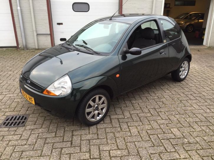 Ford KA 1.3 I 44KW 2002 Groen Airco Elc Ramen ENZ