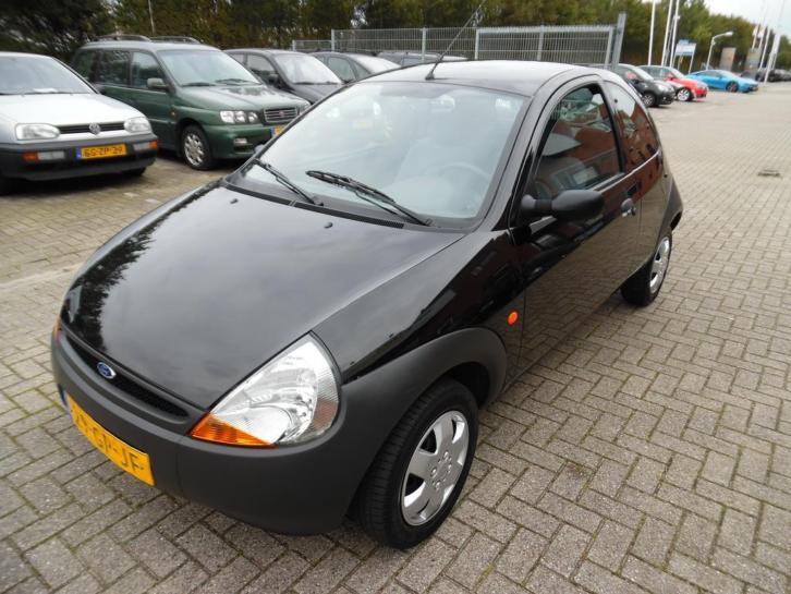 Ford KA 1.3 I zwart, stuurbekr, airco, etc 107000km N.A.P.