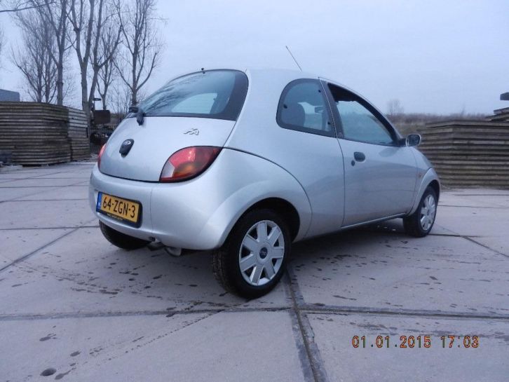 Ford KA 2002 Grijs STUURBEKRACHTIGING 1 Jaar APK