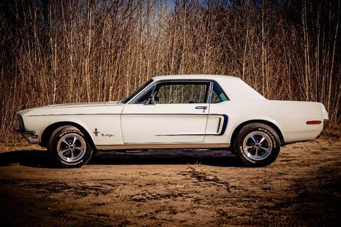 Ford Mustang 1968 Wimbledon White