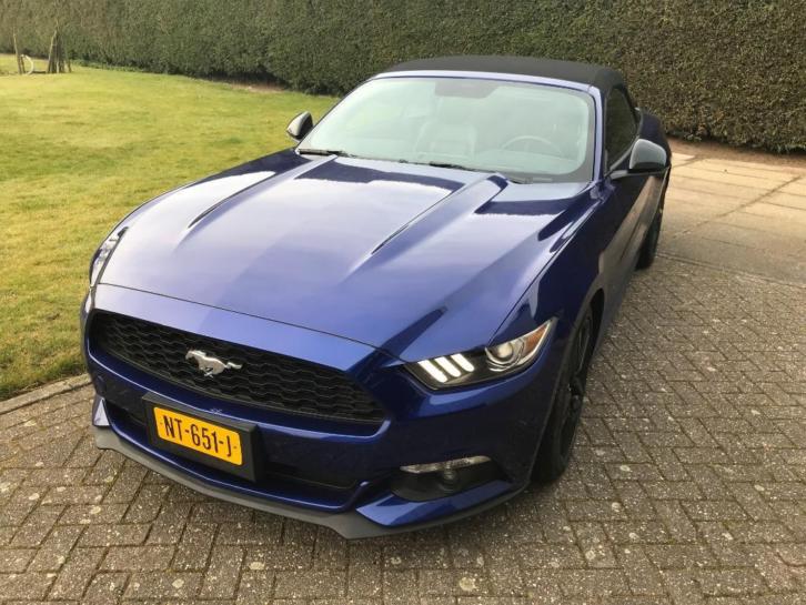 Ford Mustang 2.3 EcoBoost Premium 2015 Blauw 