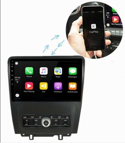 Ford Mustang navigatie carkit touchscreen carplay android 11