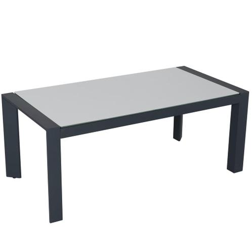 Fortaleza  lounge tuintafel 110x56xH44,5 cm antraciet