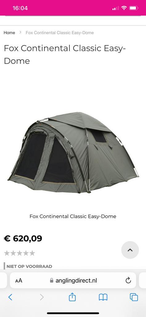 Fox continental classic easy dome tent