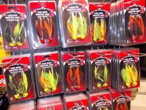 FOX Rage Skirted jigs ( Lipstick en Fish head) nieuw 