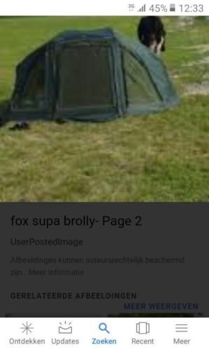 Fox supa brolly 60 inch inc wrap of ruilen tent