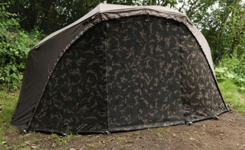 Fox Ultra 60 Brolly System (Khaki) met Camo Mozzy Screen