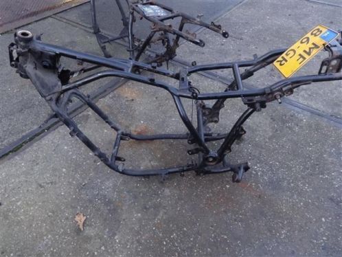 Frame met kenteken XJ650Turbo XJ 650 Turbo