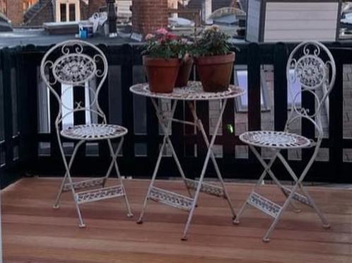 Franse tuin set tafel twee stoelen