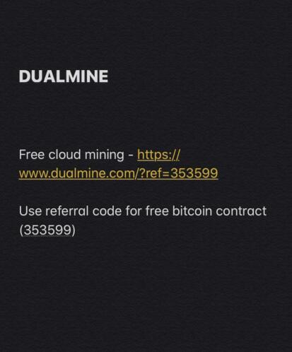 Free bitcoin mining.