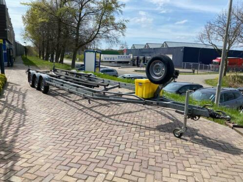 Freewheel trailer 3500kg met kenteken , 10m