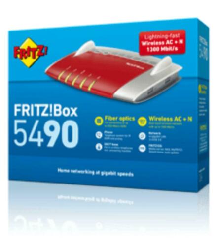 Fritzbox 5490 Modem  Router  WiFi