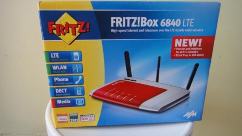 FRITZBox 6840 LTE HighSpeedInternet, router, NL editie.