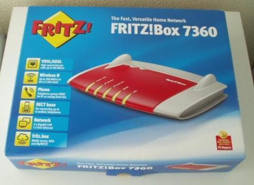 Fritzbox 7360 modem router  IP telefonie, i.z.g.st.