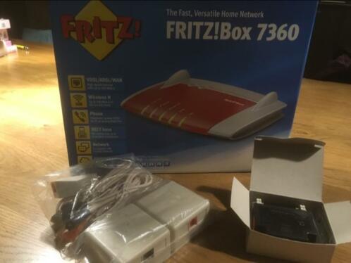 Fritzbox 7360 nieuw met extras