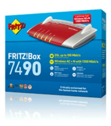 Fritzbox 7490 modem router wifi voip